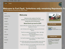 Tablet Screenshot of fortpaull.com